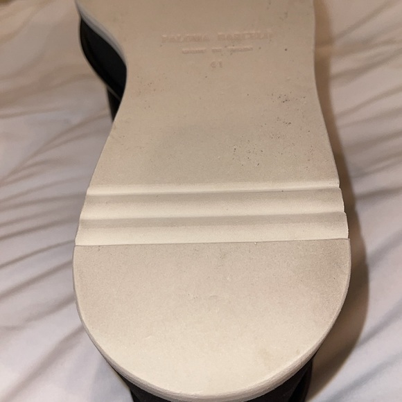 Paloma Barcelo made in Spain, black leather wedge, size 41 - Picture 12 of 12